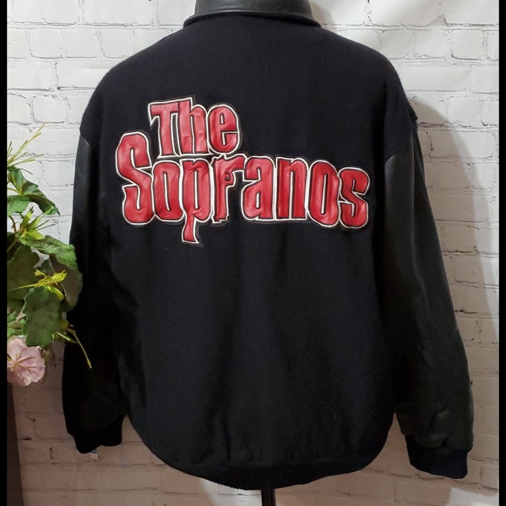 Final price drop! HBO Sopranos Leather Wool Jacket